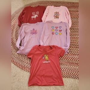 Life is Good Lot of 4 long sleeves and 1 Tshirt Size L